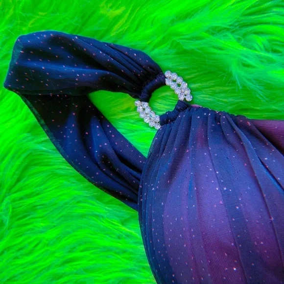 Vintage plum dress ✨ - Picture 3 of 4